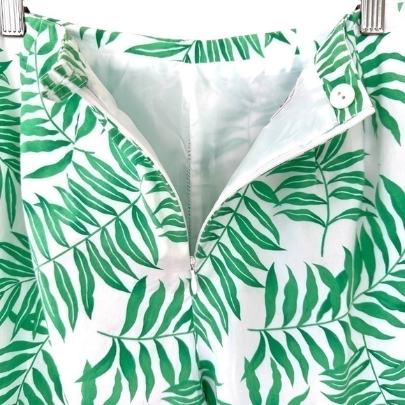 Talbots cropped pants, high waisted, in π―  cotton, tropical print - Picture 8 of 14